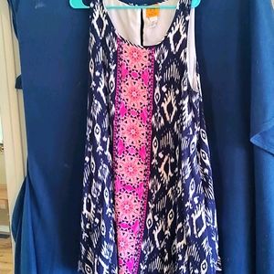 Ruby Rd. Navy mini dress